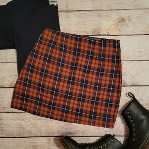 Plaid Mini Skirt